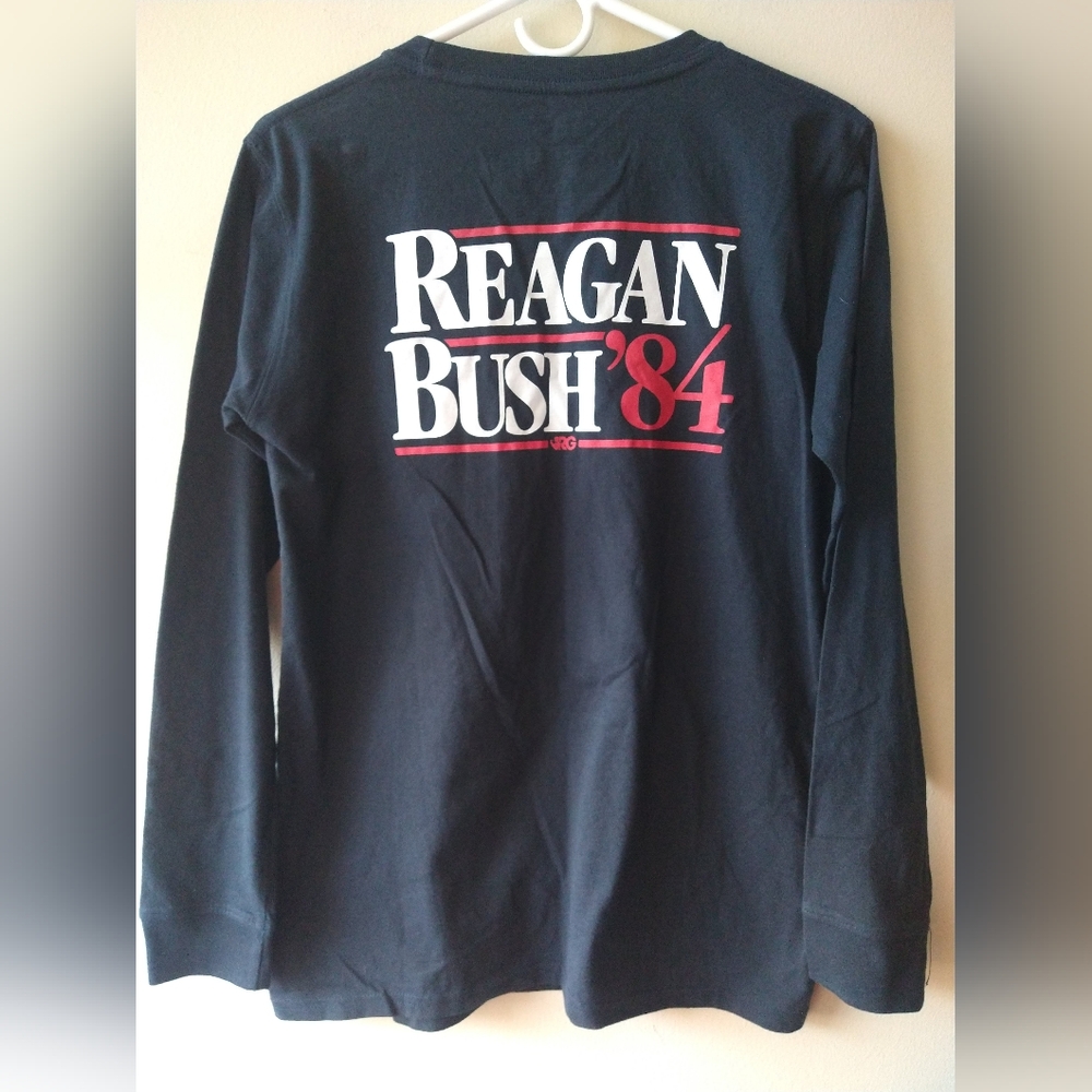 Small Reagan Bush '84 shirt 1984 Rocket tee